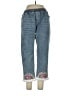 Assorted Brands Paisley Blue Jeans Size 6XL - photo 1