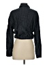 Zara Houndstooth Black Long Sleeve Blouse Size S - photo 2