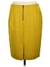 Willi Smith Solid Yellow Casual Skirt Size 8 - photo 2