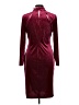En Focus Studio Burgundy Cocktail Dress Size 12 - photo 2