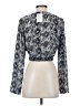 Divided by H&M 100% Polyester Black Long Sleeve Blouse Size 4 - photo 2