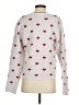 Splendid Hearts White Pullover Sweater Size S - photo 2