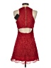NBD 100% Polyester Red Cocktail Dress Size S - photo 2
