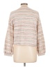 Madewell Stripes Tan Pullover Sweater Size L - photo 2