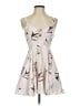 Margot 100% Polyester Print Ivory Cocktail Dress Size XS - photo 1