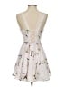 Margot 100% Polyester Print Ivory Cocktail Dress Size XS - photo 2