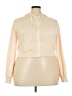 Shein Curve 100% Polyester Tan Zip Up Hoodie Size 2X - photo 1