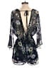 La Classe Couture Floral Blue Romper Size S - photo 2