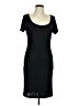 H&M Solid Black Casual Dress Size L - photo 1