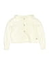 Assorted Brands 100% Cotton Ivory White Cardigan Size 8 - photo 1
