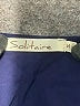 Solitaire 100% Rayon Blue 3/4 Sleeve Top Size S - photo 7