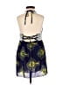 Tricia Fix 100% Polyester Paisley Blue Cocktail Dress Size XS - photo 2