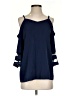 Jouica Blue 3/4 Sleeve Top Size S - photo 1