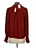 Max Studio Burgundy Long Sleeve Blouse Size XS - photo 2