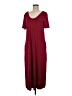 Assorted Brands Burgundy Casual Dress Size M - photo 1