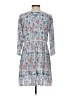 Sigrid Olsen 100% Rayon Paisley Blue Casual Dress Size XS - photo 2
