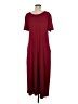 Assorted Brands Burgundy Casual Dress Size M - photo 2