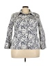 Marc by Marc Jacobs Ivory Blue 3/4 Sleeve Button-Down Shirt Size 18 - photo 1