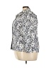 Marc by Marc Jacobs Ivory Blue 3/4 Sleeve Button-Down Shirt Size 18 - photo 5