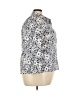 Marc by Marc Jacobs Ivory Blue 3/4 Sleeve Button-Down Shirt Size 18 - photo 4