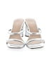 A New Day Metallic Silver Sandals Size 8 - photo 2