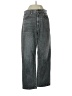 SLVRLAKE 100% Cotton Chevron-herringbone Gray Jeans Size 27 waist - photo 1