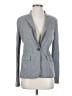 BCBGMAXAZRIA Solid Gray Blazer Size S - photo 1