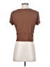 Just Polly Brown Short Sleeve Top Size S (estimated) - photo 2