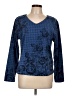 Coldwater Creek 100% Polyester Blue Pullover Sweater Size 10 - 12 - photo 1