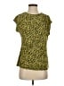 Anne Klein Yellow Short Sleeve Blouse Size XS - photo 1