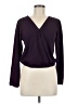 A'gaci 100% Polyester Purple Long Sleeve Blouse Size M - photo 1