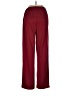 Unbranded Solid Burgundy Casual Pants Size M - photo 2