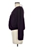 A'gaci 100% Polyester Purple Long Sleeve Blouse Size M - photo 5