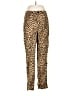 Zara Animal Print Gold Casual Pants Size L - photo 1