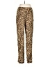 Zara Animal Print Gold Casual Pants Size L - photo 2