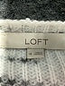 Ann Taylor LOFT Print Silver Pullover Sweater Size M - photo 7