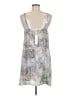 Lavender Brown 100% Polyester Tie-dye Gray Casual Dress Size M - photo 2