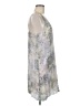 Lavender Brown 100% Polyester Tie-dye Gray Casual Dress Size M - photo 4