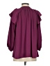 Entro Burgundy 3/4 Sleeve Blouse Size S - photo 2
