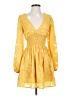 Lulus 100% Polyester Yellow Casual Dress Size XS - photo 1