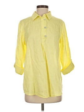 Sigrid Olsen 3/4 Sleeve Button Down Shirt