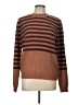 Saint Tropez Stripes Brown Pullover Sweater Size L - photo 1