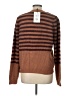 Saint Tropez Stripes Brown Pullover Sweater Size L - photo 2