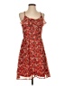 Elle 100% Polyester Paisley Red Casual Dress Size 2 - photo 1