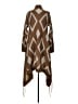 Charlotte Russe 100% Acrylic Brown Poncho Size S - photo 2