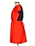 Collective Concepts 100% Polyester Solid Orange Casual Dress Size XS - photo 5