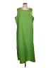 Unbranded 100% Polyester Solid Green Casual Dress Size 00 - photo 1