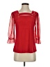 Atelier Red 3/4 Sleeve Top Size S - photo 1