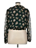 Lush 100% Polyester Green 3/4 Sleeve Blouse Size 1X - photo 2