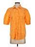 Chico's Orange Short Sleeve Blouse Size Sm (0.5) - photo 1